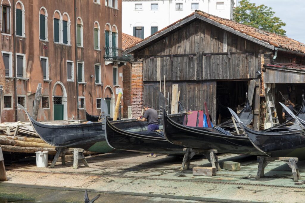 Squero San Trovaso (Venedig) - Werkstatt für venezianische Gondeln