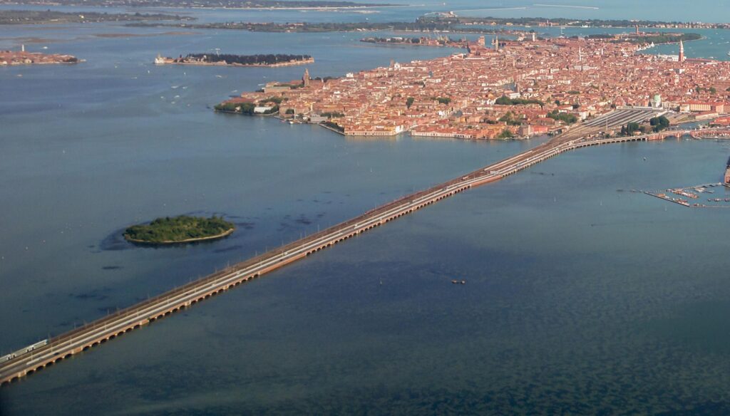 Ponte della Libertá in Venedig Freiheitsbrücke