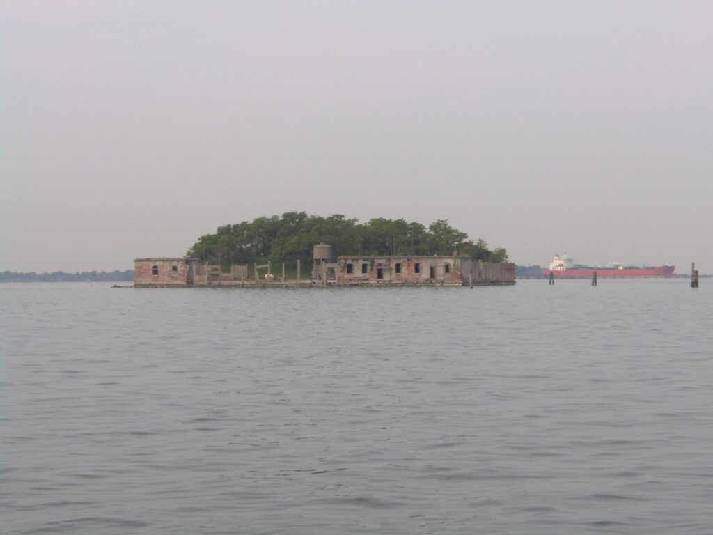 Sant'Angelo della Polvere in der venezianischen Lagune