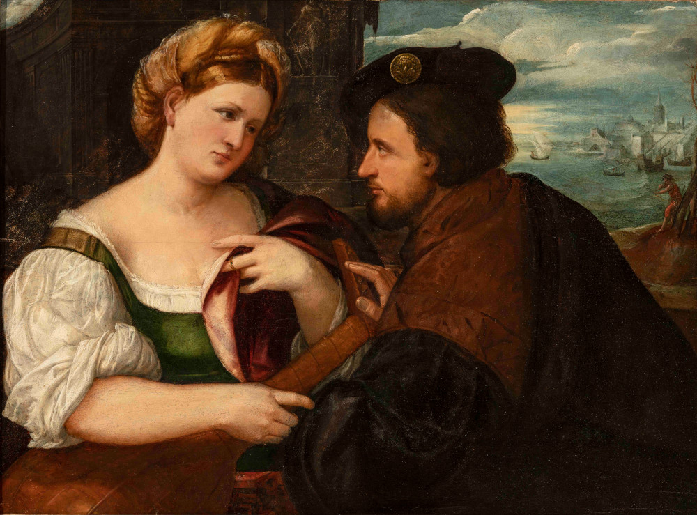Coppia di amanti (Das Liebespaar) von Bonifacio de'Pitati