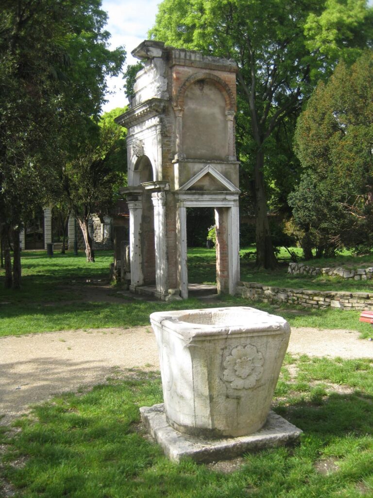 Giardino Villa Groggia in Venedig 