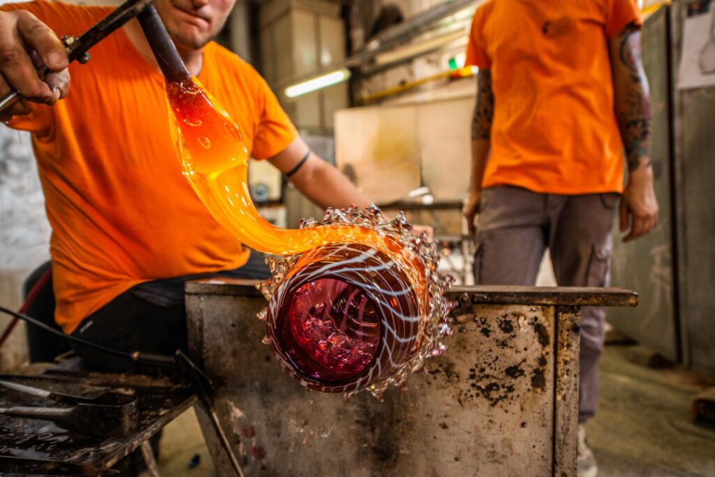Glas-Handwerkkunst - Mit freundlicher Genehmigung des Salone dell'Alto Artigianato Italiano in Venedig